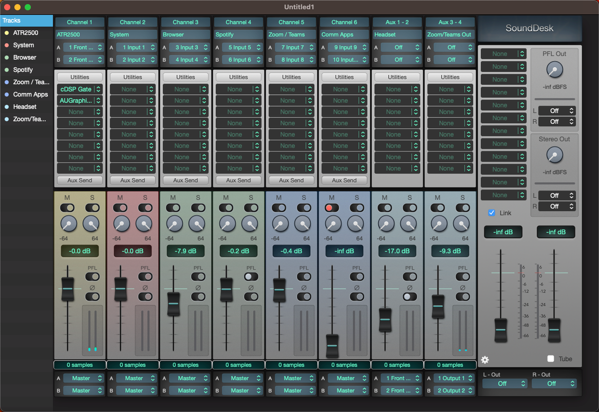 SoundDesk Tracks
