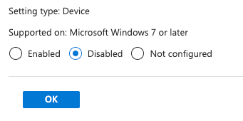 Disable Autofill Property