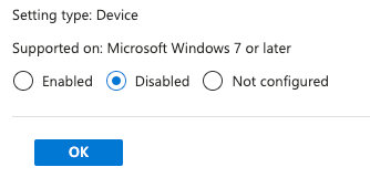 Disable Password Manager Property